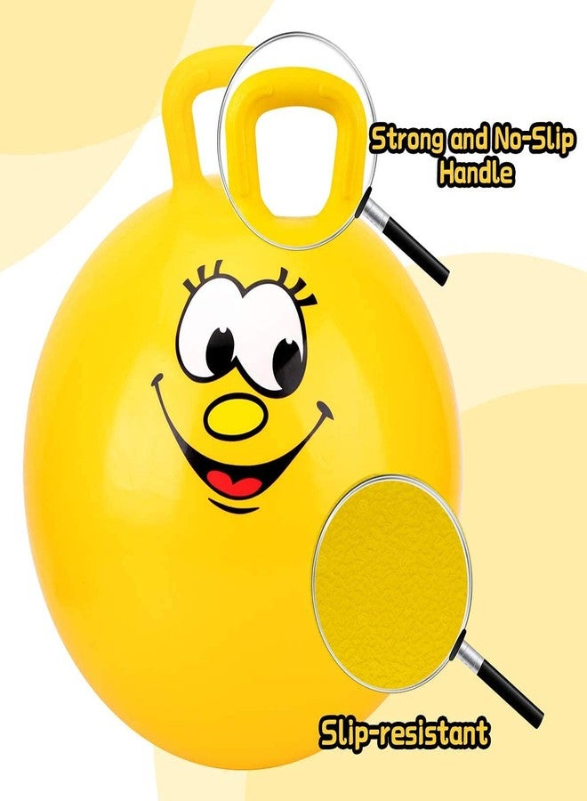 Abhsant Hopper Ball for Kids Toy,Gymnastic Hopper Jump N Bounce Retro Ball,Cute Excercise Ball,Toys Suitable for Indoor and Outdoor Game|| 65CM (Multi-Color)-(with AIR Pump) - Image 2